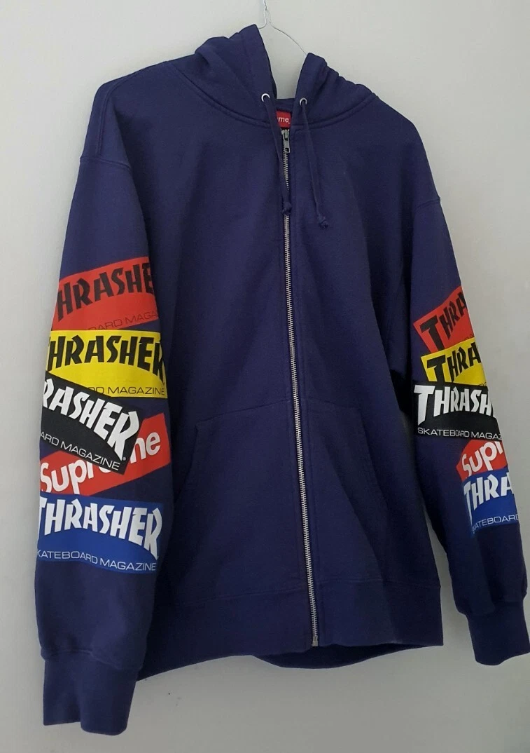 supreme x thrasher hoodie
