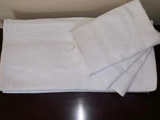120 pack new 20x40 white cotton towels 4.5#