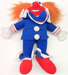 bozo the clown stuffed doll