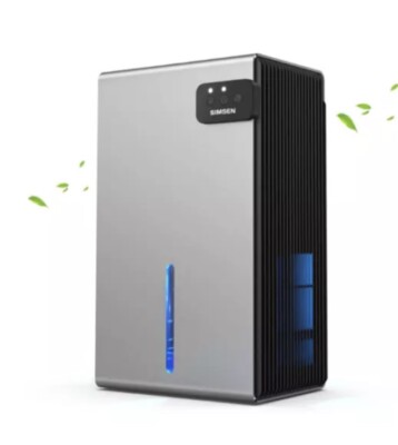 Simsen CT2 Black Compact Lightweight Sleep Mode 2.8L Dehumidifier
