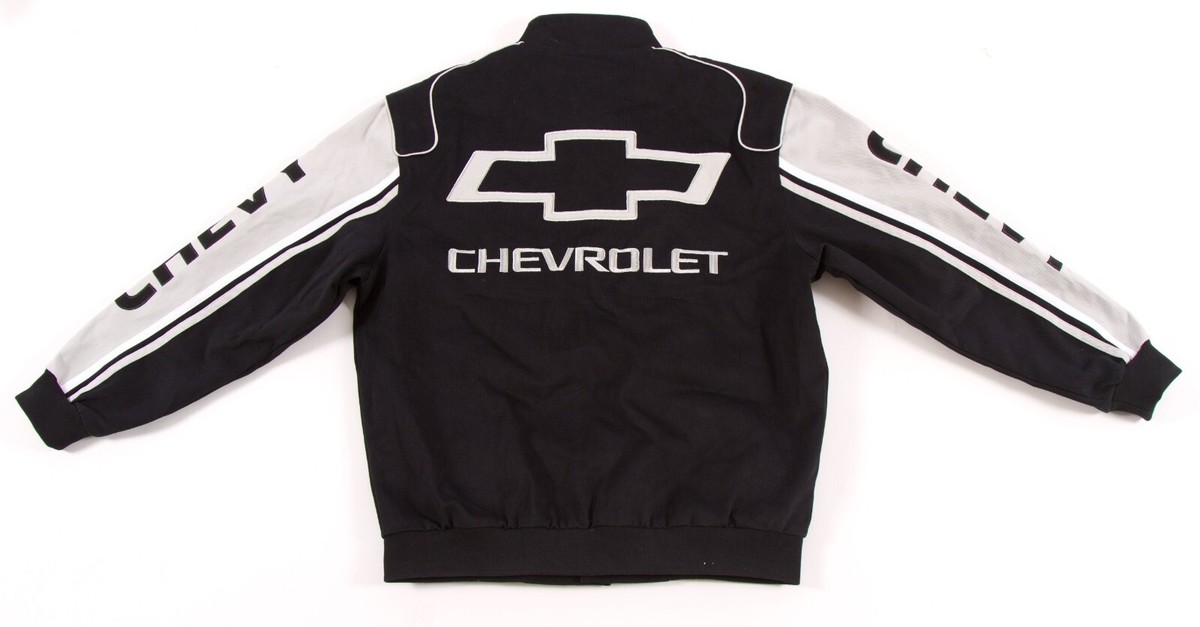 Authentic Chevrolet Chevy Racing Embroidered Cotton Jacket Authentic Chevrolet Chevy Racing Embroidered Cotton Jacket