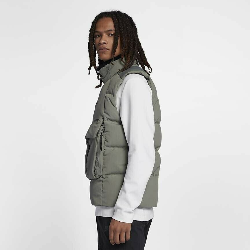 Nike Sportswear Tech Pack Stucco Vest Down Fill Full Zip Nike Sportswear Tech Pack Stucco Vest Down Fill Full Zip