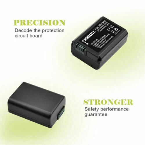 2 Pcs Replace Battery NP-FW50+1*Charger For Sony Alpha A35 A55 NEX-5 NEX-6 NEX-7 - Image 3 of 4