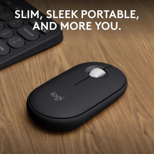 Logitech Pebble Mouse 2 M350s Slim Bluetooth Wireless Mouse - USED - Photo 4/11