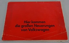 Prospekt / VW Lieferprogramm VW Käfer / VW Typ 3 / VW Karmann Ghia Stand 08/1965