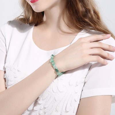 EDELSTEIN Kristall Chip Perlen Stretch Geschenk Charm Reiki Heilung ARMBÄNDER NEU UK