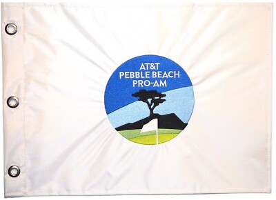 AT&T Pebble Beach Pro-AM Embroidered Logo GOLF Pin FLAG