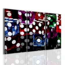 Quadri moderni 3pz. 120x90cm Dadi I quadro moderno arredamento sala slot arredo