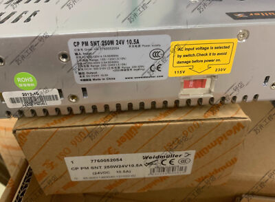 1pcs Weidmuller Switching Power Supply CP PM SNT 250W 24V 10.5A ，7760052054