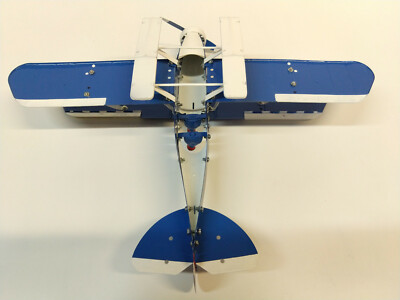 Meccano Airplane Constructor - Biplan 37,5cm - Modèle Restauré - Tôle UK