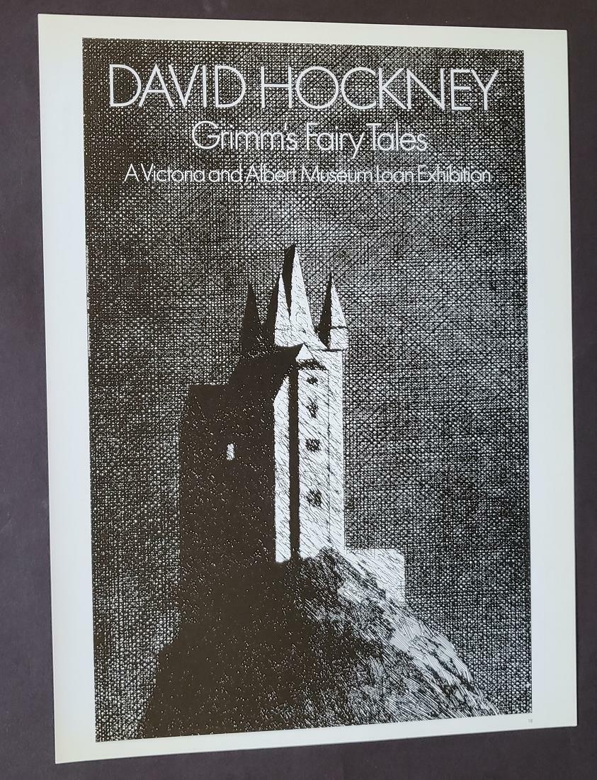 David Hockney Grimm's Fairy Tales Haunted Castle Poster Print