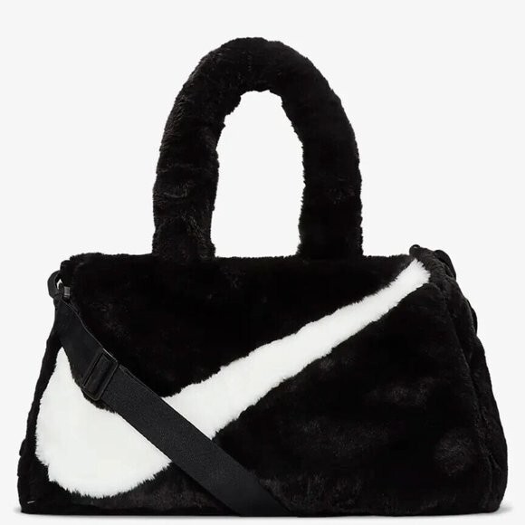 fluffy nike duffel bag