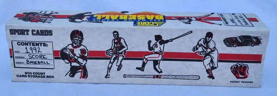 Tarjetas coleccionables deportivas MLB 1992 Score Baseball Series 1 caja de 900 quilates 1-440 con dobles Foto 3 de 4