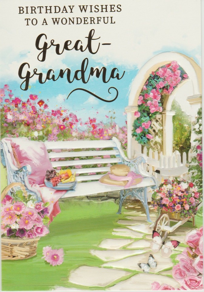 Great Grandma Birthday Card For A Special Great Grandma EBay UK great-grandma-birthday-card-for-a-special-great-grandma-ebay-uk
