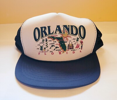 Orlando Florida Hat Baseball Cap Trucker Adjustable Mesh Mohr's Free Shipping