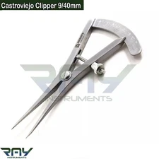 Dental Castroviejo Caliper 9/40mm Orthopedic Implant Tooth Measuring Tools