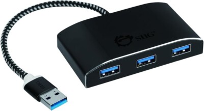 Siig Superspeed Usb 3.0 4-port Powered Hub - Usb - External - 4 Usb Port[s] - 4
