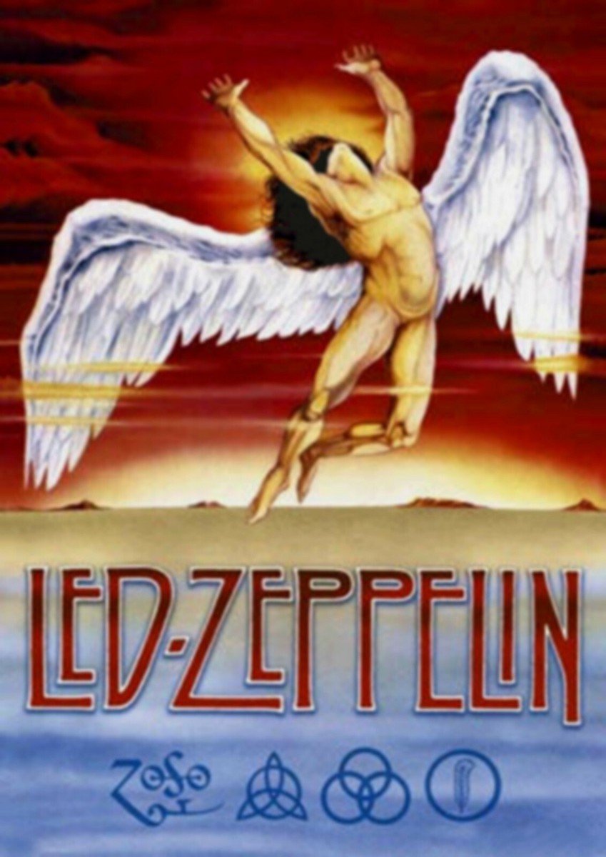 LED ZEPPELIN Metal - Swan Song / Icarus / God Apollo -Window