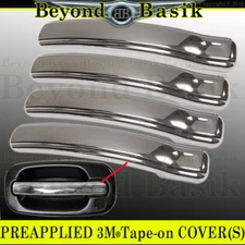 1999-2006 CHEVY SILVERADO GMC SIERRA 4dr Chrome Door Handle LEVER Covers Trims