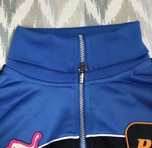 PUMA RHUDE Sport Patch LOGO Men's Full Zip Track Jacket Palace Blue Size S Small - Picture 10 of 15