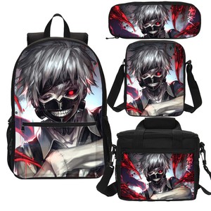 Tokyo Ghoul Anime Kaneki Ken Backpack Kids Boys School Bag Set Book Bag Lot Ebay