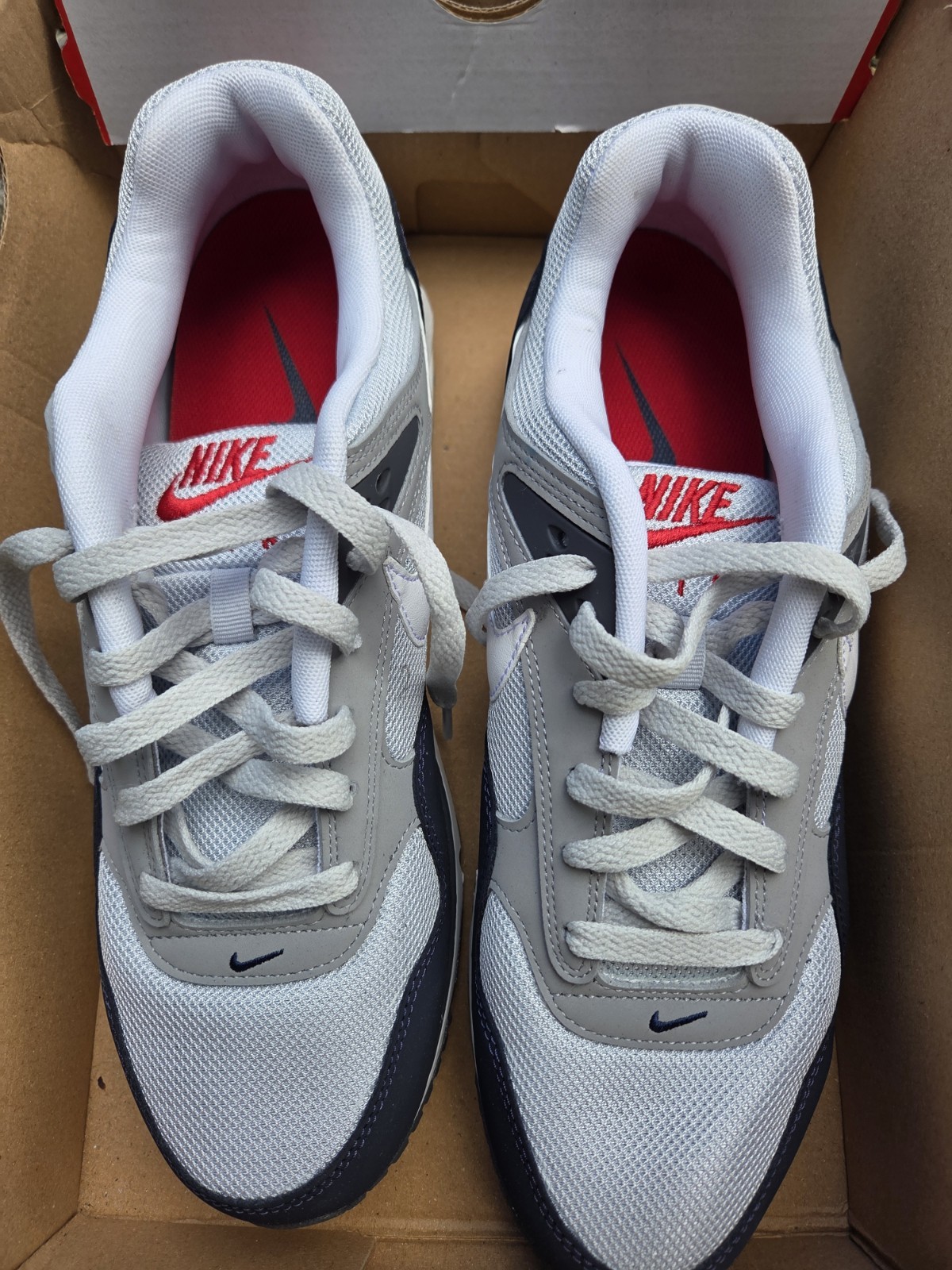 SAOLA NIKE AIR MAX CORRELATE Uomo (Pure Platinum Bianco Ossidiana) TAGLIA 10.5 US