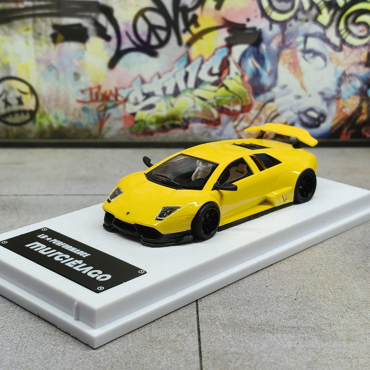 MJ Model Resin 1:64 Lamborghini Murcielago LP670 Yellow | eBay