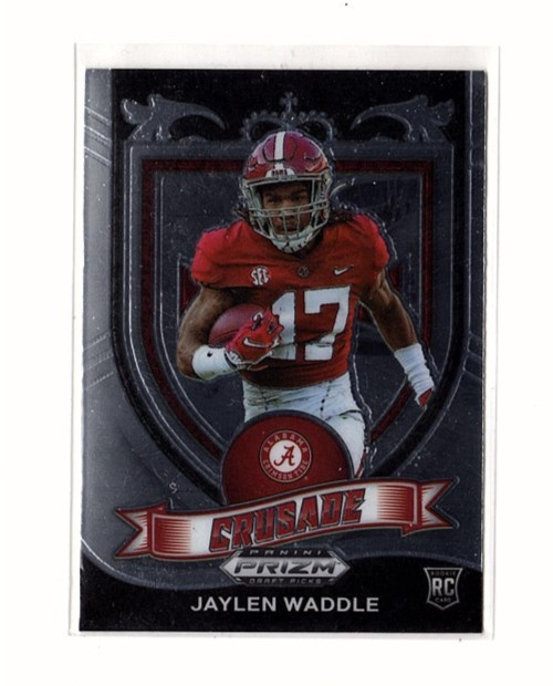 Jaylen Waddle RC 2021 Panini Prizm Draft Picks Crusade #169