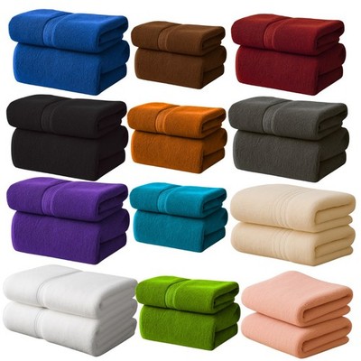 2er-Pack Badetücher Set   Premium Duschtücher 70 x 140 cm aus 100 % Baumwolle