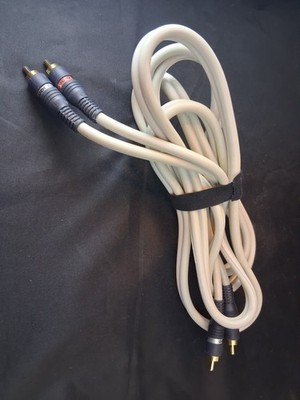 PYTHON Premium Gold Plate 2 RCA A/V Color coded Male M/M Cable 6Ft