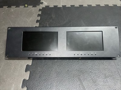 LILLIPUT RM-7024 7'' 3RU Rack Monitors dual VGA, SDI, & DVI in/outputs