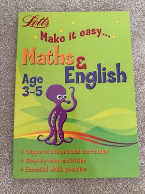 Neu - Pädagogische Lernbücher - Letts Make It Easy - Mathe Englisch