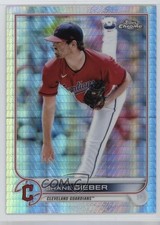 2022 Topps Chrome Prism Refractor Shane Bieber #208 1mh5