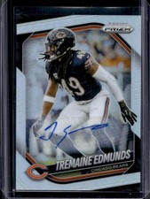 2025 Panini Prizm Tremaine Edmunds Auto Silver #245 Bears