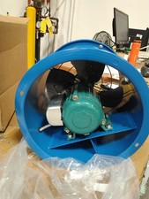 10 Axial Fan Cylinder Pipe Spray Booth Paint Fumes Exhaust Fan 2000mh 250w