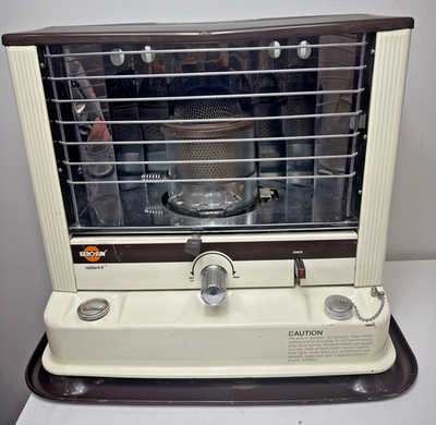 Vintage Kero-Sun Radiant 8 Portable Kerosene Heater 8200 BTU JAPAN
