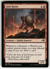 Akki Ronin 131 C Kamigawa: Neon Dynasty NM Magic: The Gathering