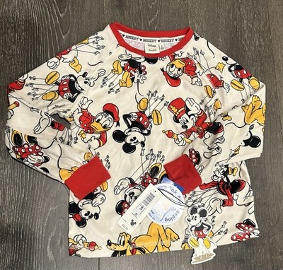 DISNEY MACY'S MICKEY MOUSE PARADE FLOAT CREW PAJAMA Top Sz 6/7