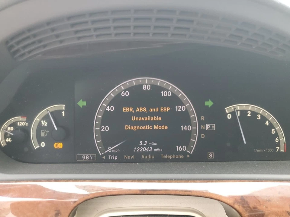 Driver Air Bag 221 Type Front Driver Knee Fits 07-13 MERCEDES S-CLASS 2590352 Foto 3 de 4