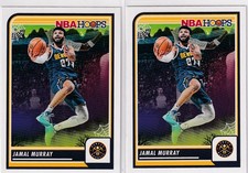 LOT (2) 2023-24 NBA HOOPS JAMAL MURRAY DENVER NUGGETS HAUNTED BASKETBALL - 242