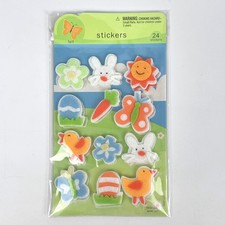 NEW Stickety-Doo-Da Easter Theme American Greetings 24 Foam Stickers