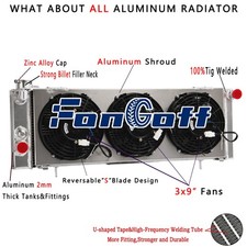 Aluminum Radiatorshroud Fan For 1991--2001 1998 Jeep Cherokee Xj 2.54.0l Mt Aluminum Radiatorshroud Fan For 1991--2001 1998 Jeep Cherokee Xj 2.54.0l Mt