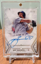 JEFF BAGWELL 2018 TOPPS DIAMOND ICONS AUTO 13/25 AUTOGRAPH HOUSTON ASTROS HOF
