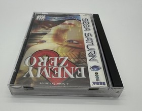 ENEMY ZERO (SEGA SATURN, 1996) CIB COMPLETE IN BOX WITH MANUAL TESTED 4 DISKS