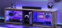 Perfect Condition TV Stand Also for Gamers TV Stand with LED Lights