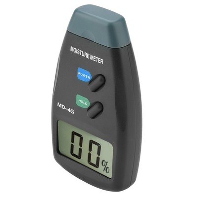 MD-4G LCD Digital 4 Pin Wood Moisture Meter Timber Hygrometer Humidity Teste SET