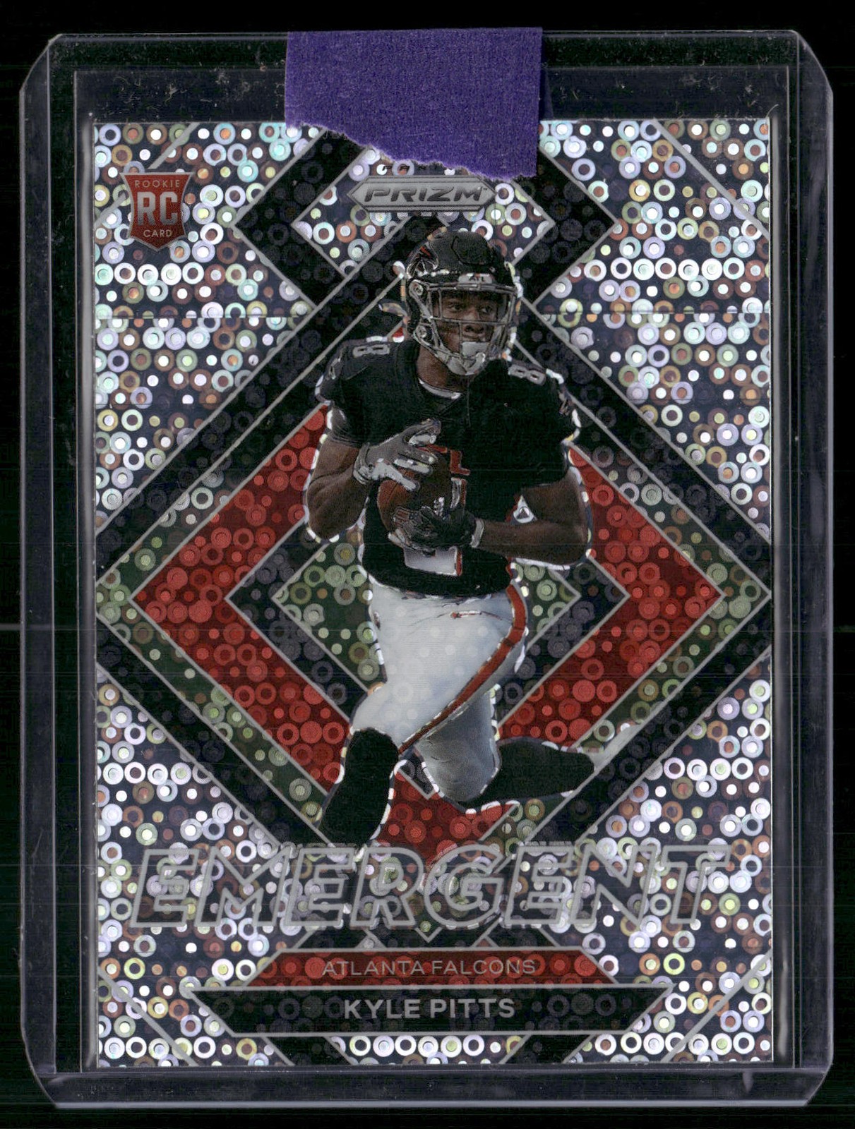 2021 Panini Prizm #E-11 Kyle Pitts Emergent Prizms No Huddle