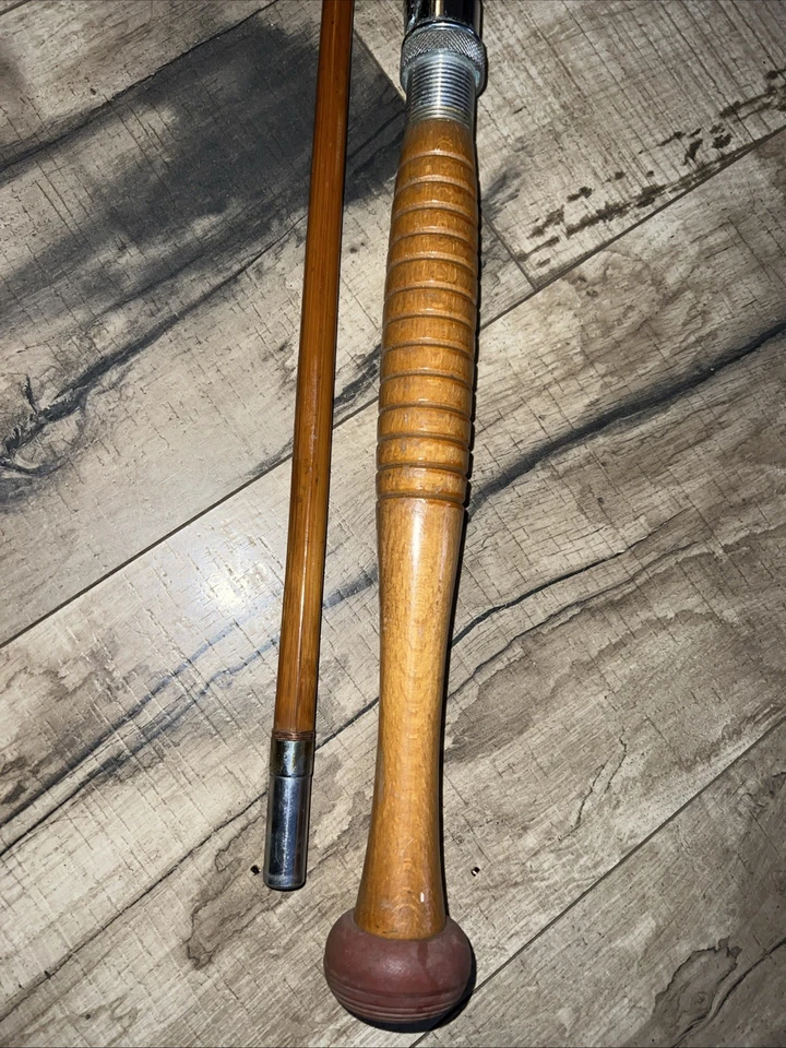 De colección 5’7” Horrocks Ibbotson "Potomac" Tonkin caña de bambú 2 piezas Deep Sea Foto 2 de 4