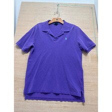 Kids Polo Ralph Lauren Purple Short Sleeve Polo Shirt Size XL 18 20