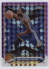 2023-24 Topps Chrome Purple Geometric Refractor /119 Draymond Green #85 1b30